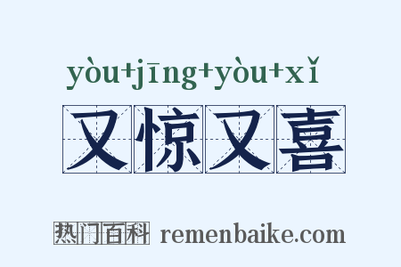 又惊又喜是什么意思的图片